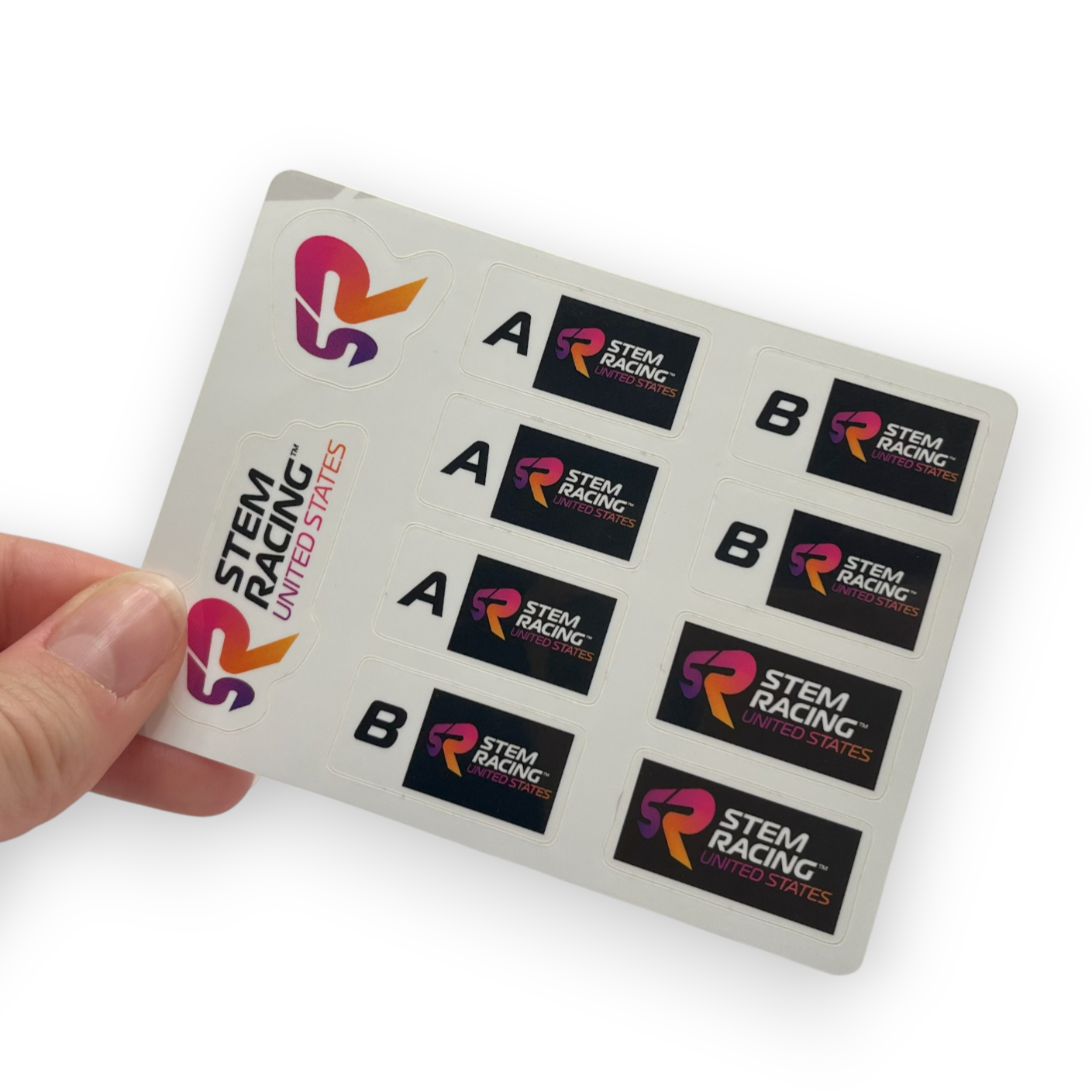 STEM Racing USA Car Decals