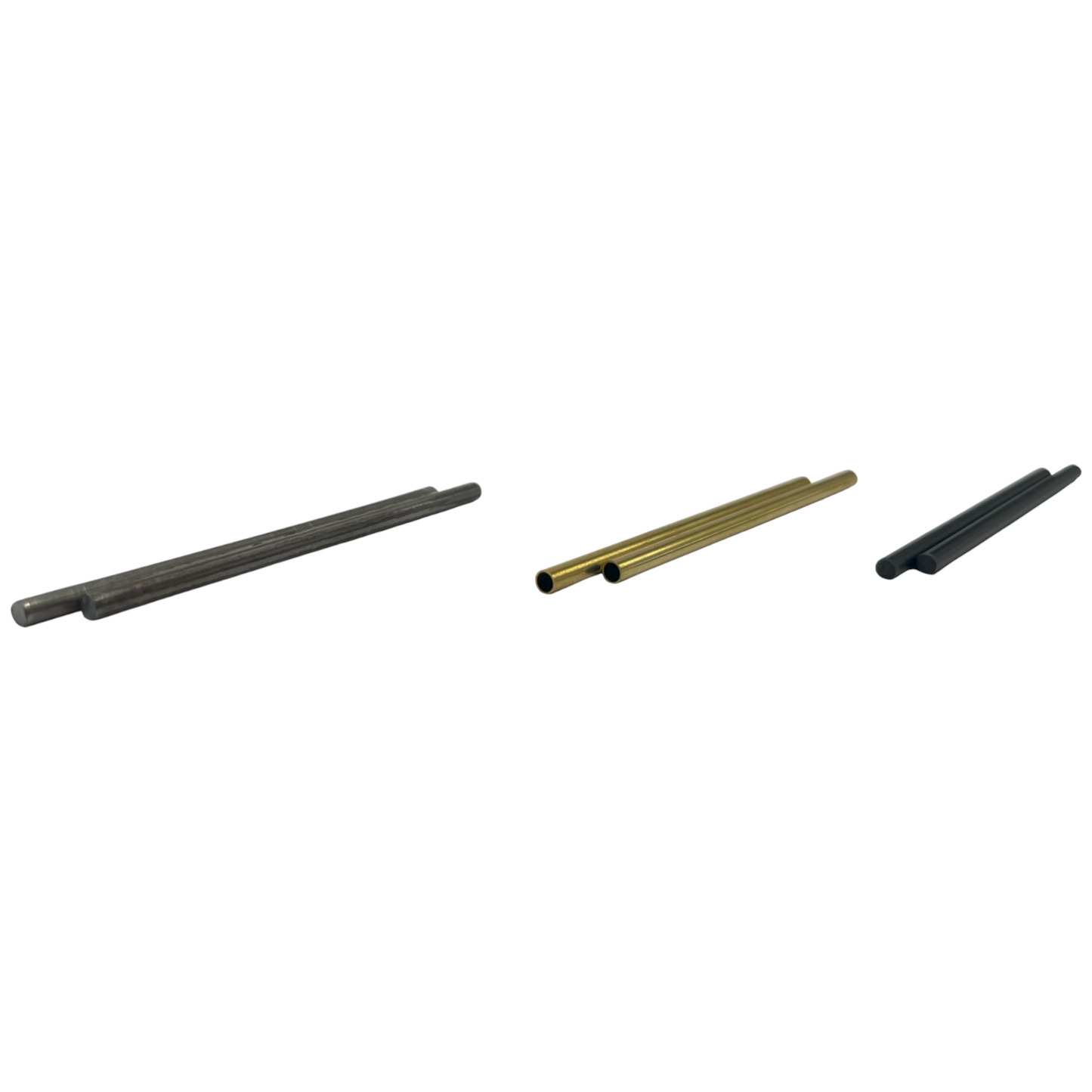RACE2LEARN Axle Variety Pack - Steel, Brass & Carbon Fiber