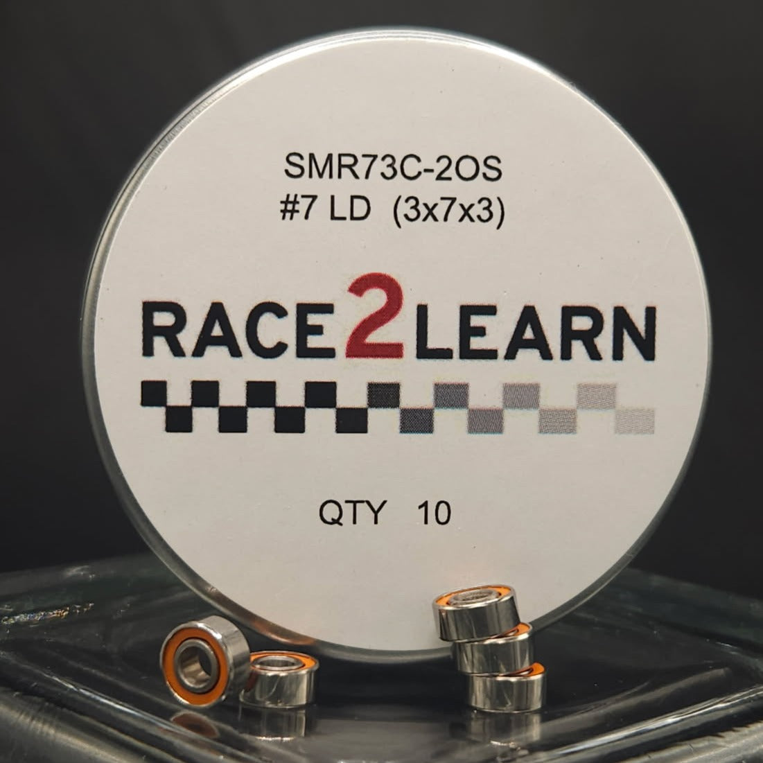 Hybrid Ceramic Bearings - SMR73C-2OS #7 LD