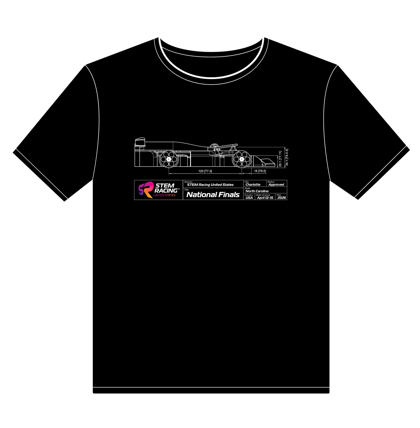 2026 STEM Racing USA National Finals Event T-Shirt